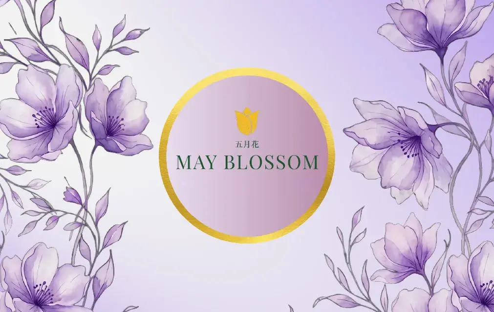 May Blossom gift card design