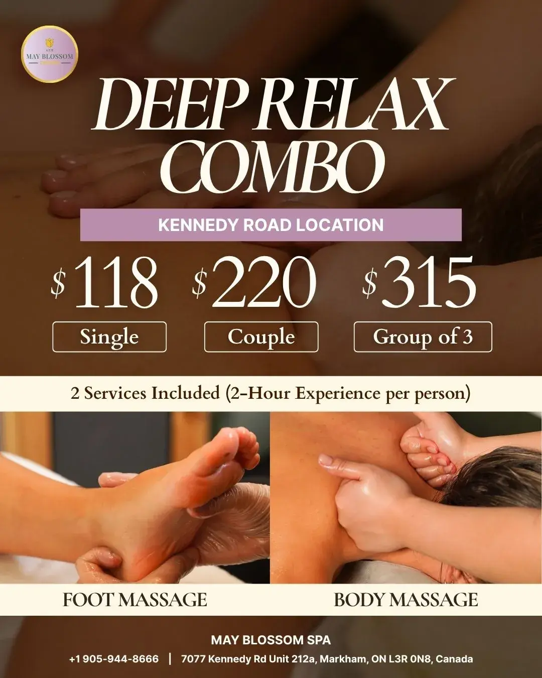 Deep Relax Combo (Kenny Road Location)